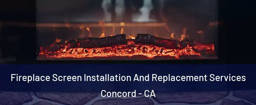  Fireplace Screen Installation And Replacement Services Concord - CA