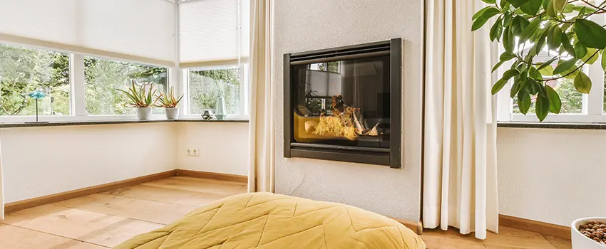 Residential Fireplace Ceramic Glass Installation in Concord, CA
