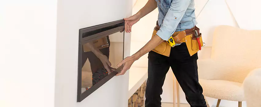 Metal Fireplace Installation in Concord, California