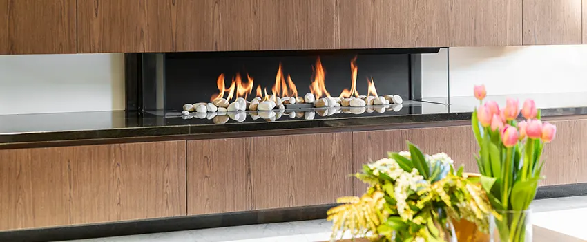 Double-height Fireplace Design Refurbishment in Concord, California