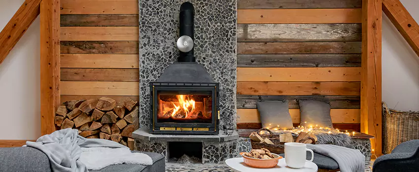 Thelin Hearth Products Direct Vent Gas Stove Fireplace Inspection in Concord, California
