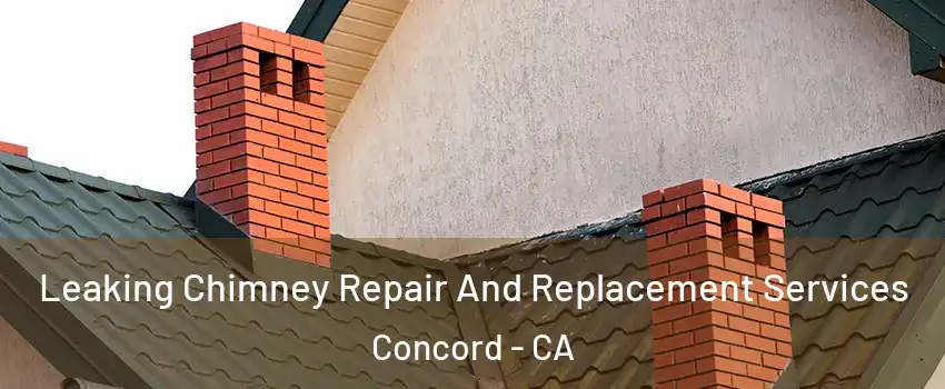  Leaking Chimney Repair And Replacement Services Concord - CA