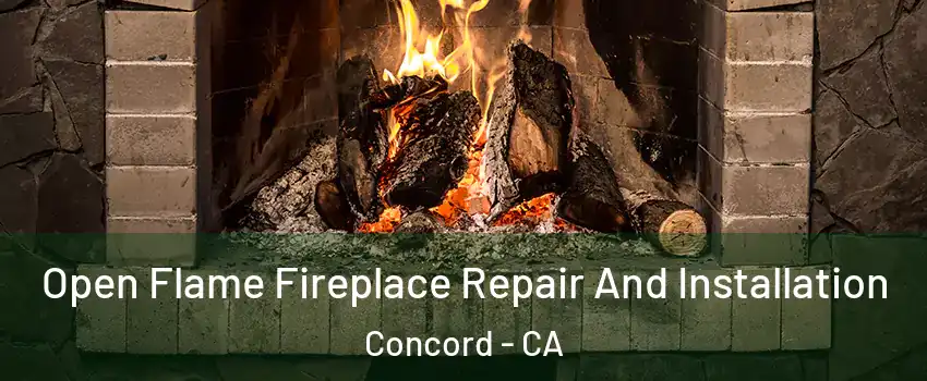  Open Flame Fireplace Repair And Installation Concord - CA